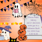 Chenoa Public Library and Jr Librarians invite you to a Halloween Bash! Oct_20241016_201926_0000